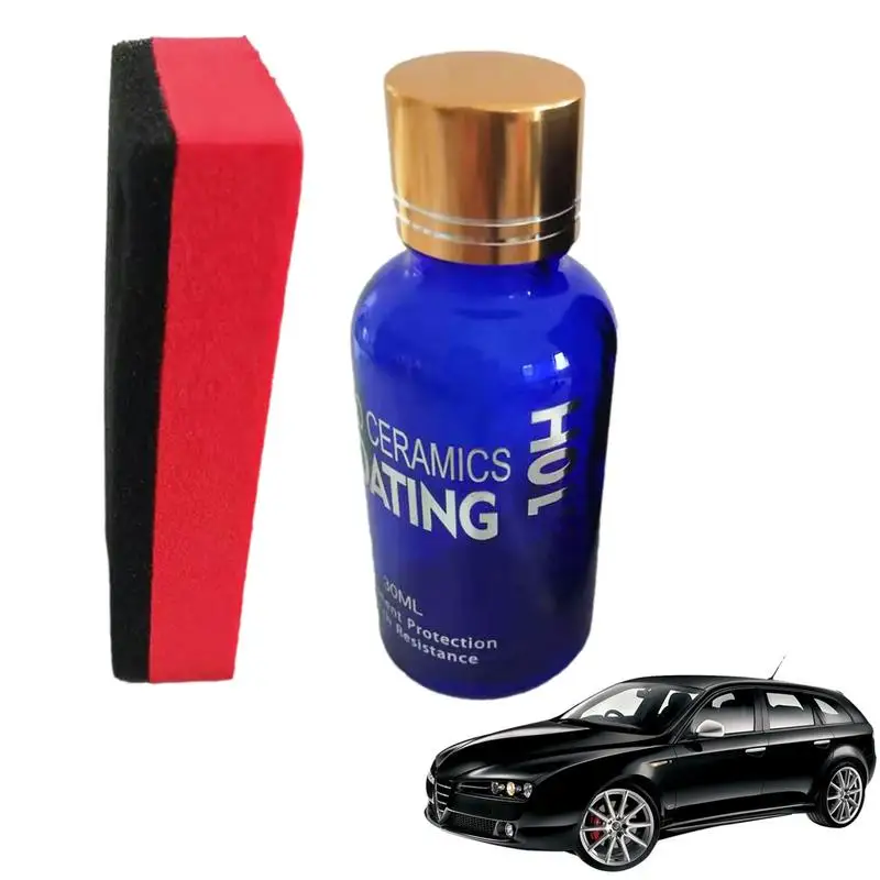 

10H Ceramic Coating Finish High Gloss Anti-Scratch Car Wax Polish Kit Super Hydrophobic Paint Care Anti-Corrosion Plated Crystal