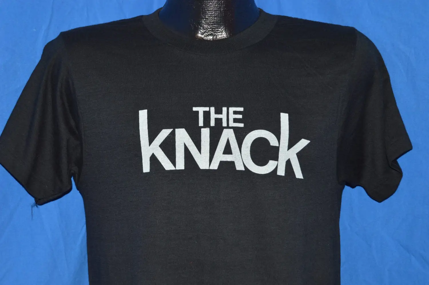 Anni '70 The Knack Rock N Roll My Sharona Black Vintage Band T-Shirt