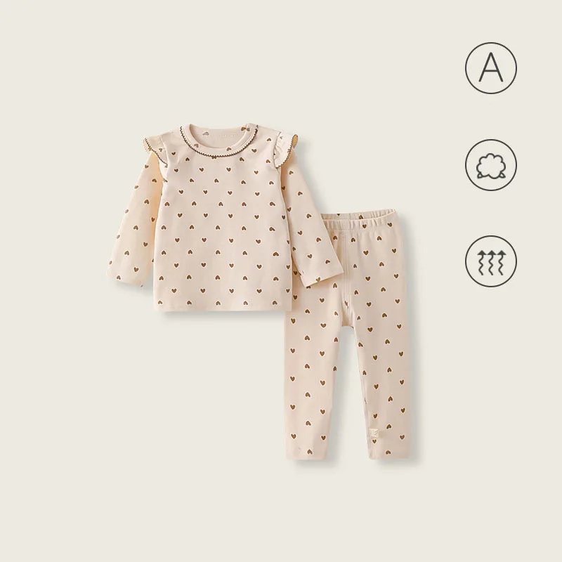 Autumn Kids Cotton Pajamas Set for Girls