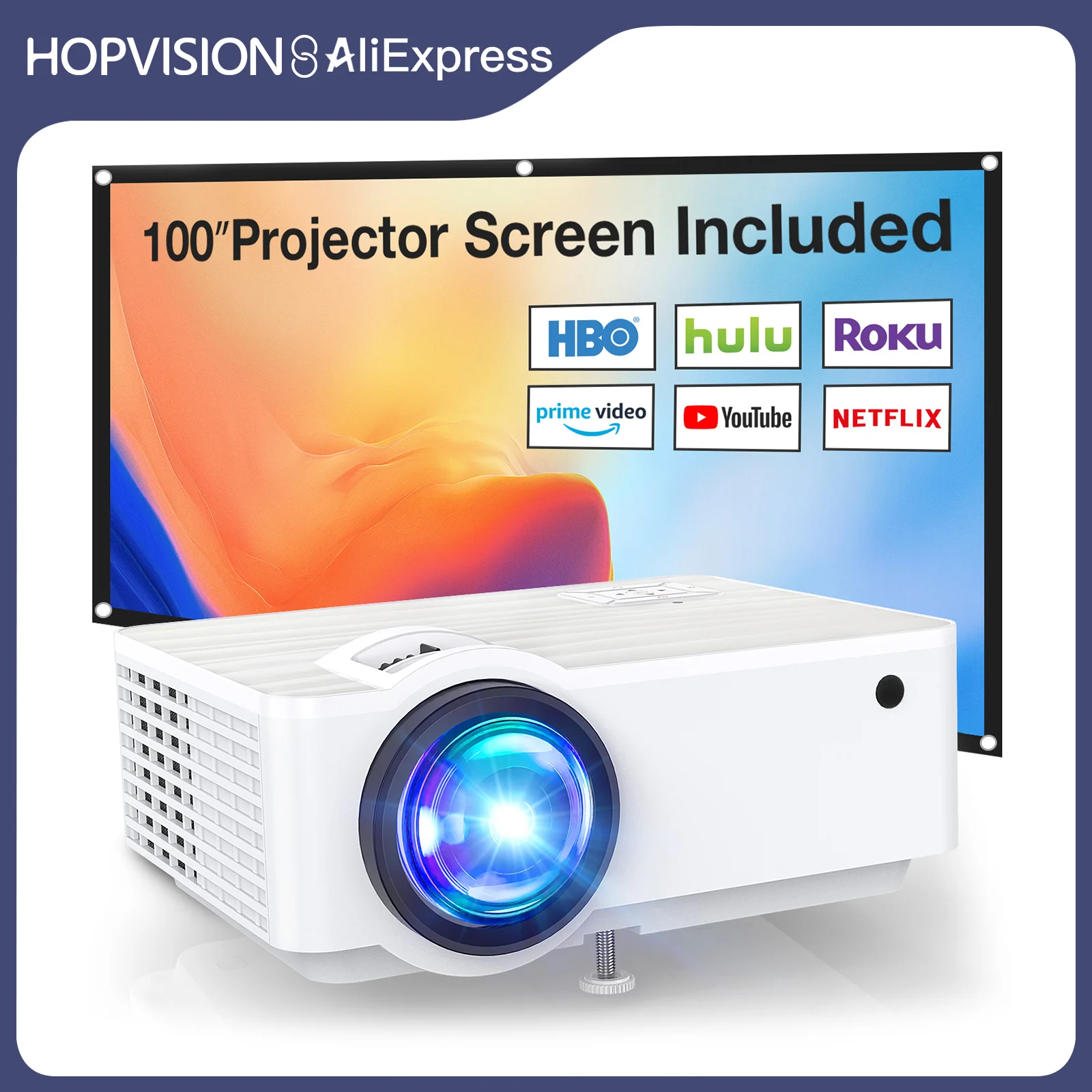 Proyector 100 Pulgadas: Mi Experiencia Real con el HOPVISIÓN para Cine ...