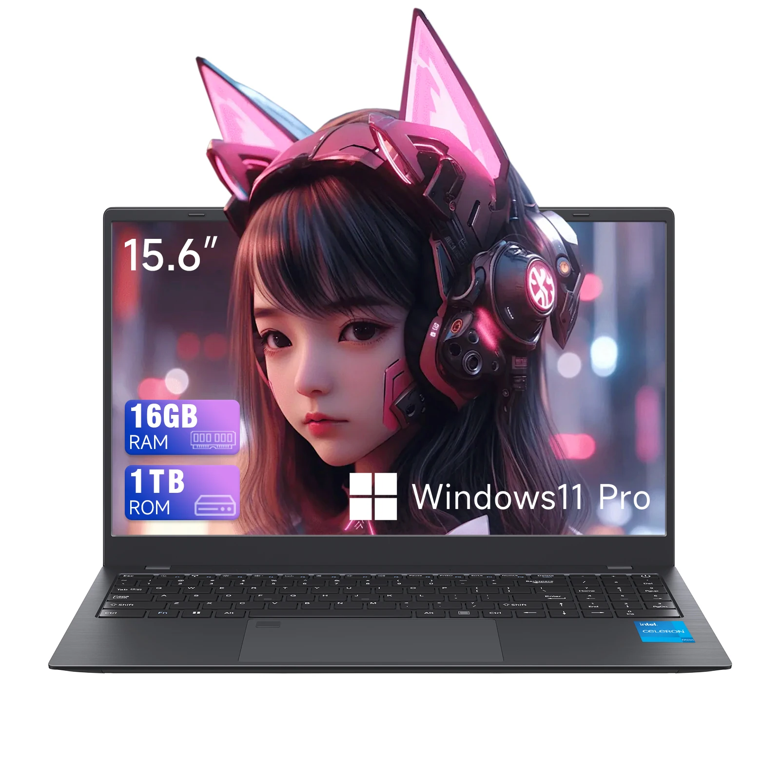 15.6 Inch Business Laptop Notebook PC CPU N5095 16GB RAM 1TB SSD