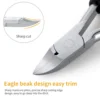 Toe nail Trimmer, Nail Clippers for Thick Nails or Ingrown Toenail Tool, Stainless Steel Sharp Pedicure Toe Nail Clippers 5