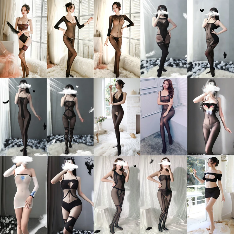 

Sexy Lingerie Set Underwear Tight Teddy Sexy Costumes Hot Women Intimates Hose Stretch Stockings15 Kinds Lingerie Porno Bodysuit