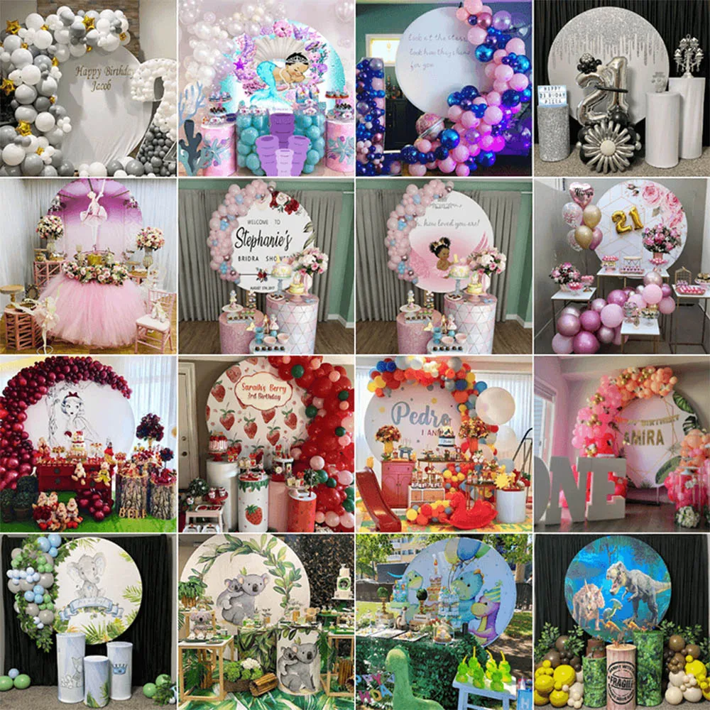 Winnie The Pooh Pano de Fundo Baby Backdrop Capas Elásticas Kids 1st Birthday Party Urso Honey Jar Background Baby Shower Decorações o - Image 5