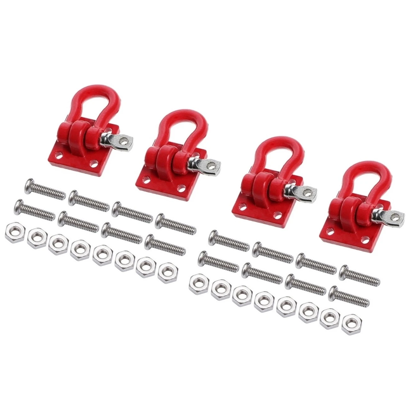 Catena Di Traino Con Gancio In Metallo Per Auto RC Scala 1:10 - Compatibile Traxxas TRX-4, Axial SCX10, D90, TF2 - Foto 4