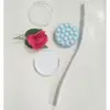 Multi-functional Bath Brush Long Handle Bath Brush Body Cream Lotion Applicator Back Massager Scrubber SPA 4