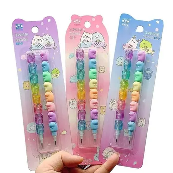 Confezione da 1 Matita Meccanica Kawaii, Matite HB Carine Senza Necessità di Affilatura per Schizzi e Scrittura, Cancelleria Giapponese, Regalo per Bambini e Ufficio