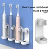 1PC Space Saving Bathroom AccessoriesToothbrush Stand Rack Organizer Electric Toothbrush Wall-Mounted Holder 2