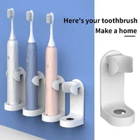 1PC Space Saving Bathroom AccessoriesToothbrush Stand Rack Organizer Electric Toothbrush Wall-Mounted Holder 2