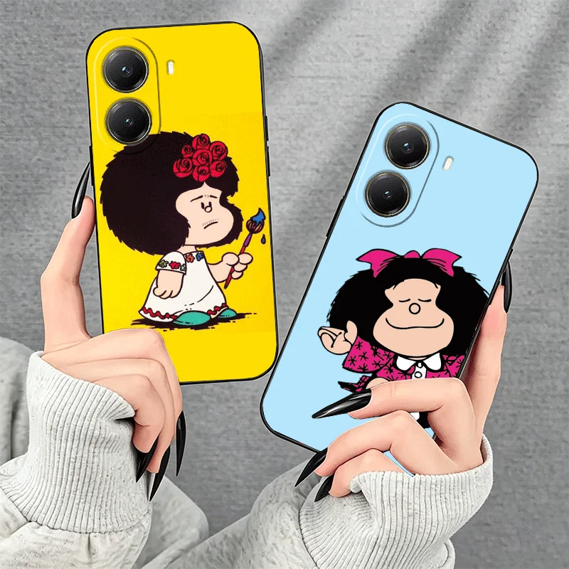 Mafalda Cartoon Cute Soft Phone Case