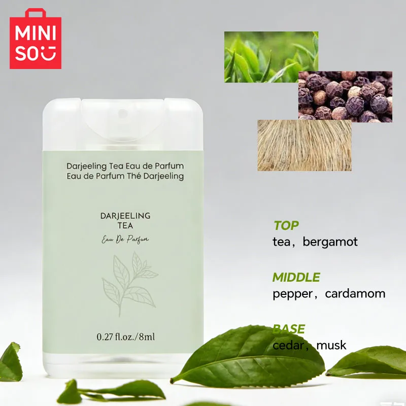 MINISO DARJEELING TEA Parfüm für Herren Original Luxus Holziger Eau de Parfum Designerduft Körperspray 8 ml_voghion.com