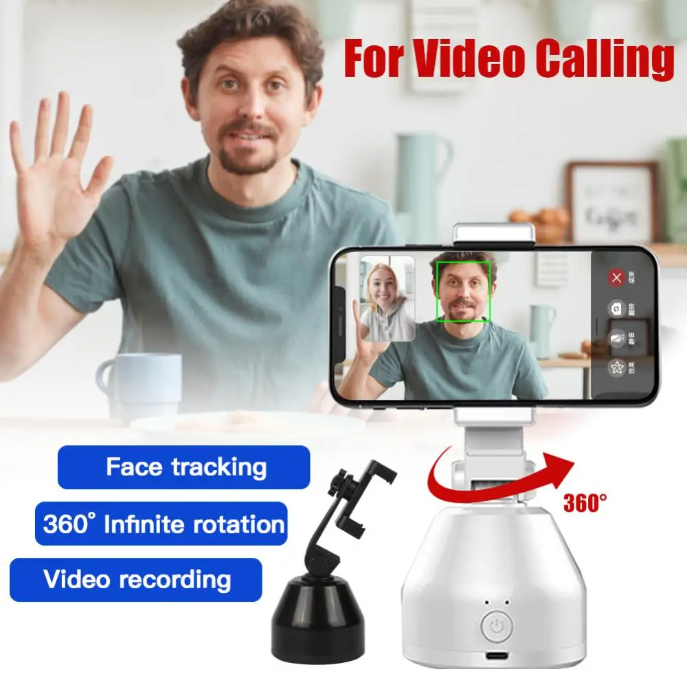 Rotazione Face Tracking Selfie Stick Treppiede All-In- Object Tracking Holder Fotocamera Gimbal Photo Vlog Live Video Record