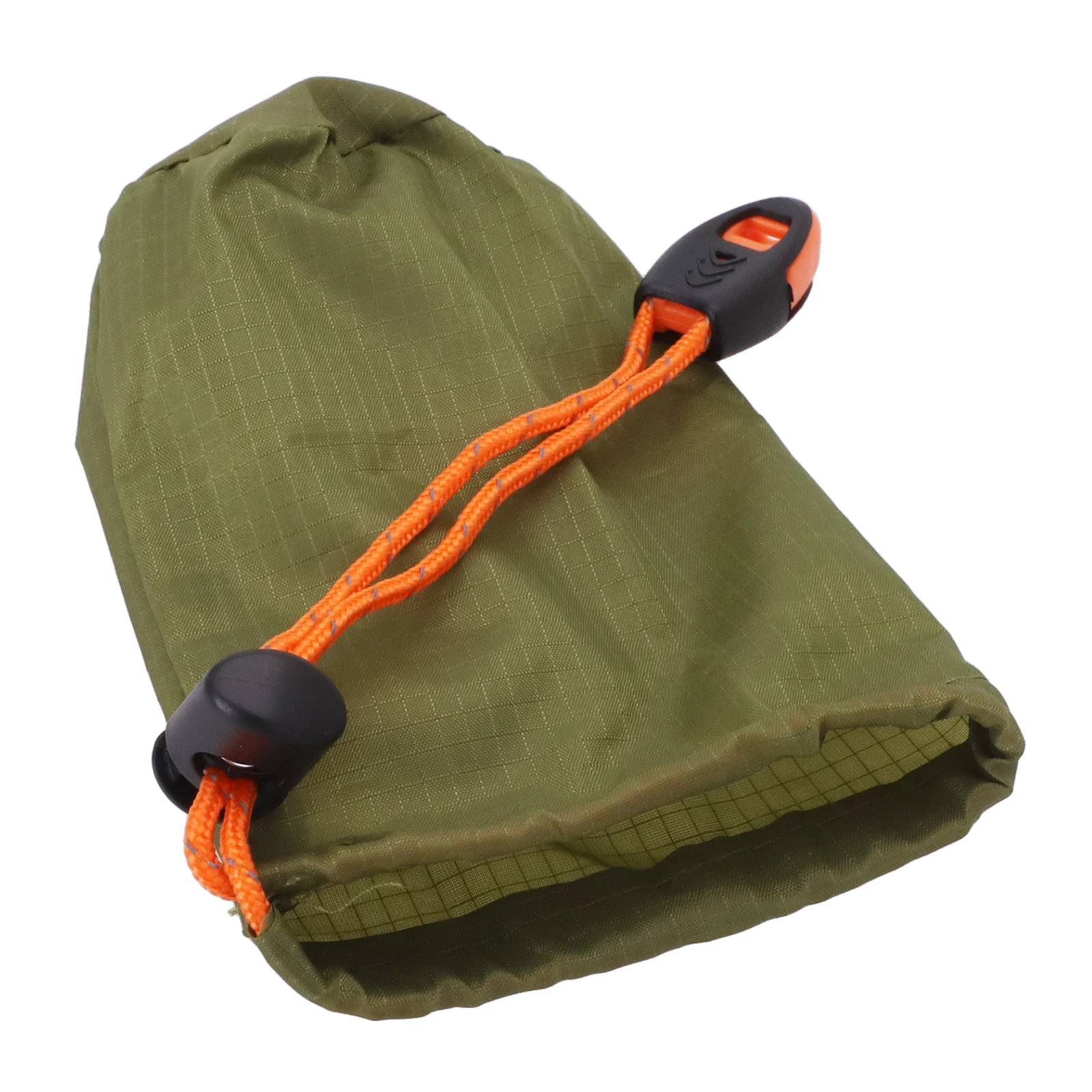Compression Sleeping Bag Storage Bag Tent Storage Pouch Portable Green Package With Drawstring For Outdoor Camping Hiking