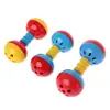 Bird  Colorful Plastics Interactive Dual Balls Parrot Toy for African Greys Cockatoo Small Medium Parrots Y5GB 3