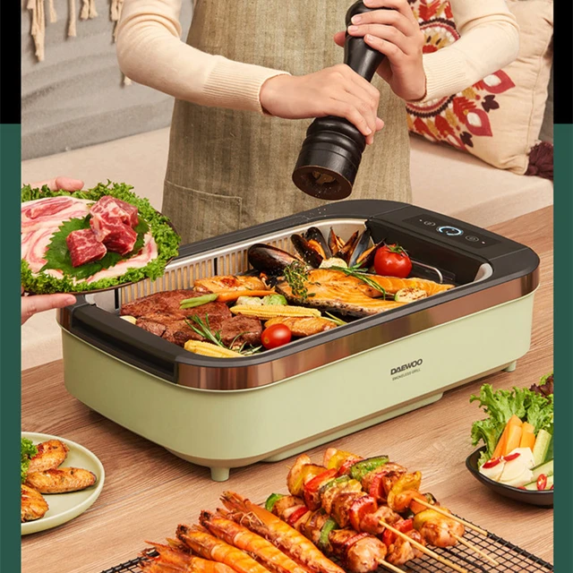 indoor korean electric bbq grill with hot pot stove - AliExpress