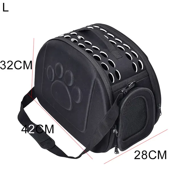 Trasportino Pieghevole Per Gatti E Cani - Zaino Con Tracolla, Per Animali 3-6kg, Impermeabile, Per Viaggi E Veterinario - Foto 5