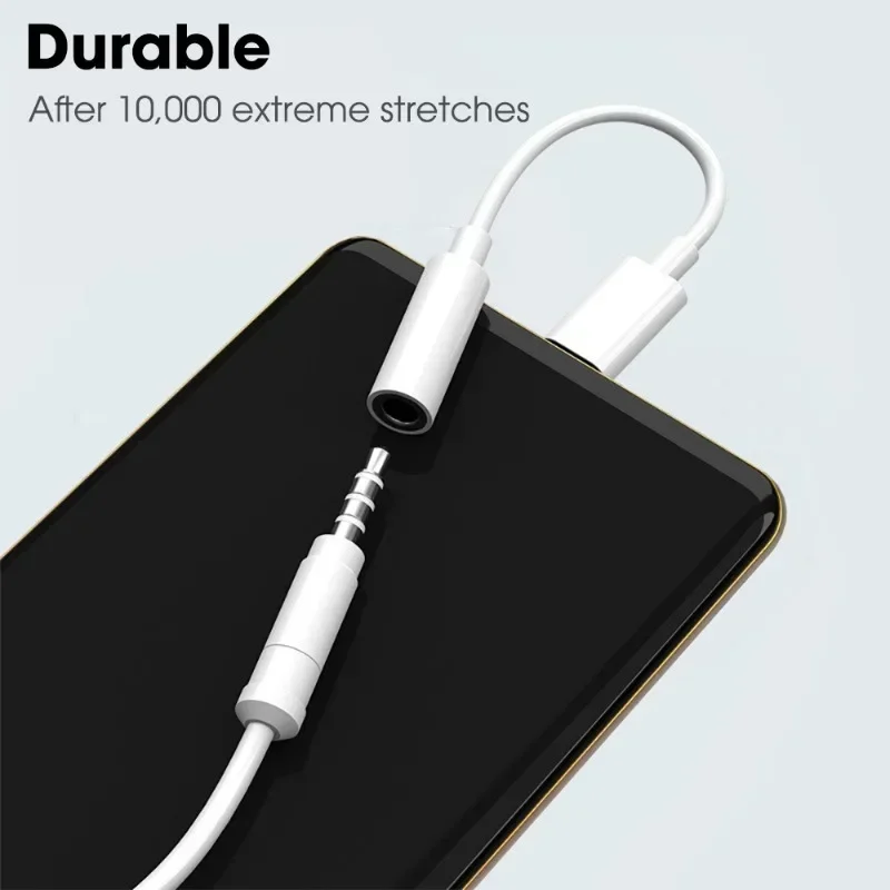 HiFi USB Type C To 3.5 Jack Earphone Adapter Type-C 3 5mm Audio Cable Converter For IPhone 17 16 15 Plus Pro Max