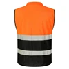 Men's Tactical Vest Outdoor Sport Color Matching Reflective Walkie-Talkie Multiple Pockets Multi-Function Jacket Print Logo 4
