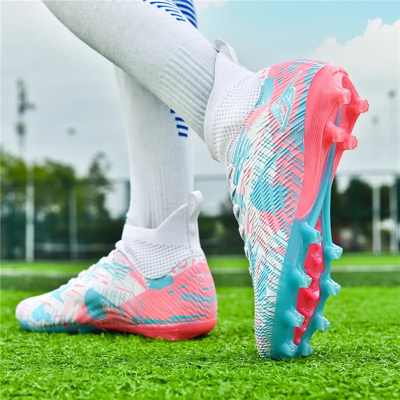 Football Shoes Men Soccer Shoes Society Casual Professional Sneaker Original Field Football Shoes Grass Training Kids Resistant Football Boots