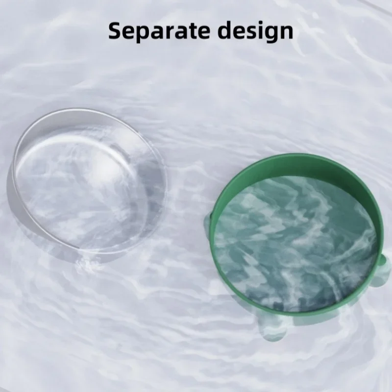 Stainless Steel Pet Bowl With Stand No Spill Dog Cat Feeder