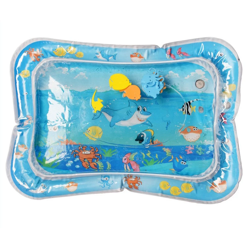 Summer Inflatable Water Mat For Babies Safety Cushion Mat Creative kids Ice Pad Early Education Baby Water Play Essential Toy baby play mat water play mat play mat