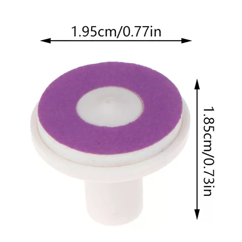 6 Pcs Electric Nail Trimmer Replacement Pads Nail Files Polisher Heads for Plastic Child Baby Manicure Replacement Pads