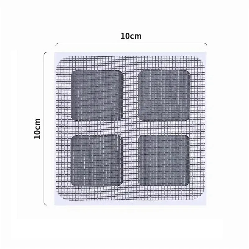 10PCS Hair Catchers For Shower Mesh Shower Drain Covers - Floor Sink Strainer Filter Mesh Stickers For Home Bathroom Accessories