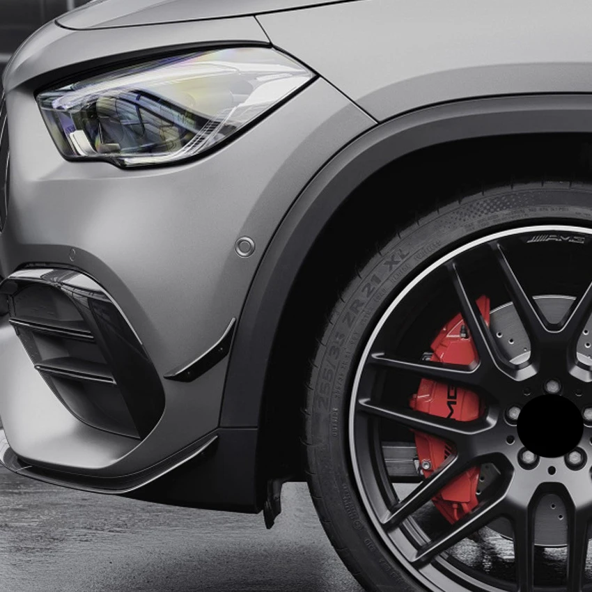 4Pcs Front Bumper Lip for Mercedes-Benz GLA H247 GLA200 GLA35 GLA45 AMG Splitter Canards Air Vent Cover