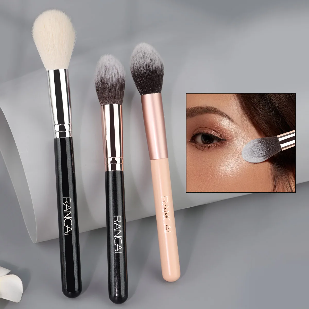 Makeup Brushes For Novice Students Beauty Tools Fire Brushes Do Not Eat Powder Easy To Apply Makeup Long Pole - 5