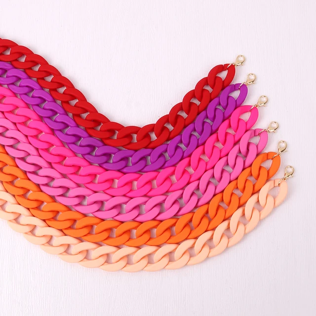 Chunky Acrylic Chain Necklace 5