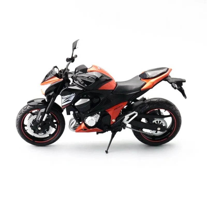 1/12 Kawasaki Ninja Z800 Racing Cross-country Motorcycle Model Simulation Metal Toy Street Motorcycle Model Collection Gift 6