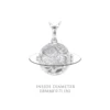 Eudora 18mm Urn Cremation Flower Cage Locket Ash Pendant Holder Keepsake Capsule Hollow Ball DIY Necklace Women Jewelry Gift 2