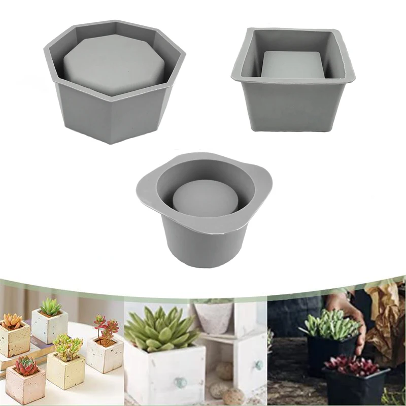 Silicone Aromatherapy Plaster Silicone Mold Pot Plants Silicone