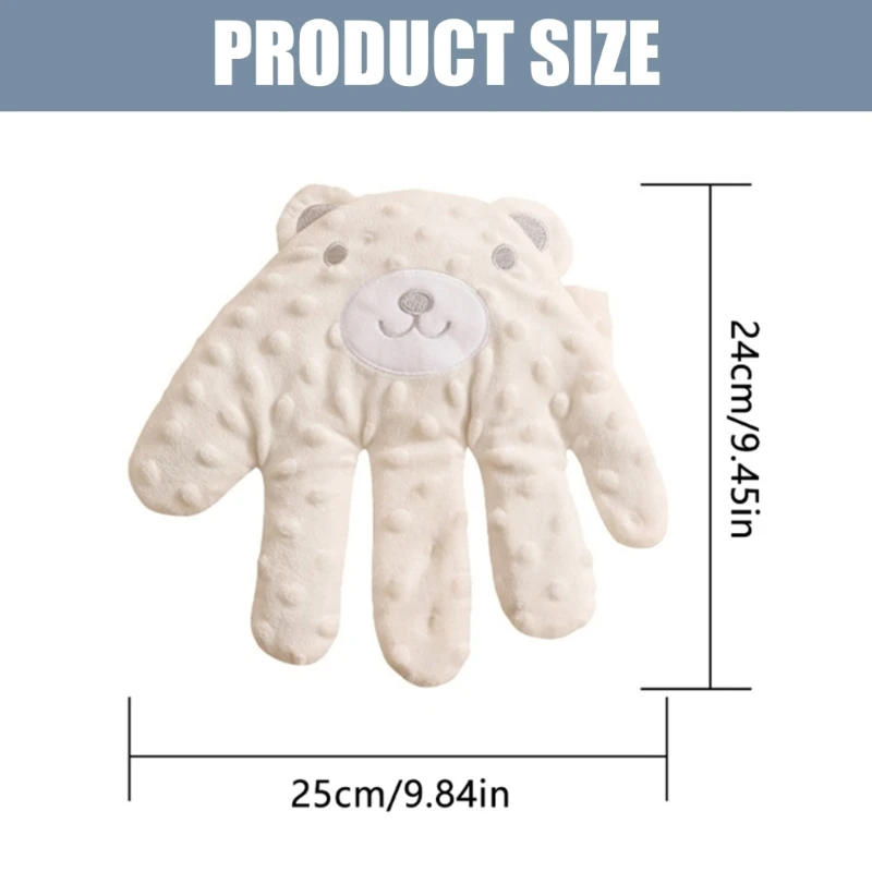 Toddler Sleep Aid Cartoon Electric Hand Calming Pillow for Comfort and Relaxation Soft & Comfortable Soothing Doll Toy 6