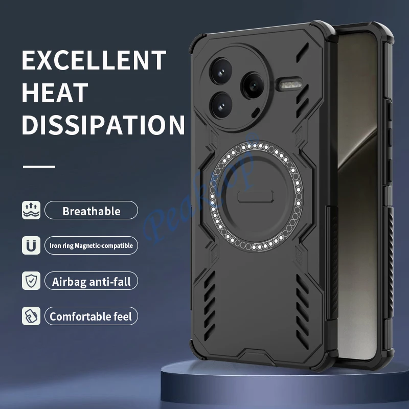 Enhanced Magnetic Heat Dissipation Cooling Cover - Anti-Scratch Protection Case