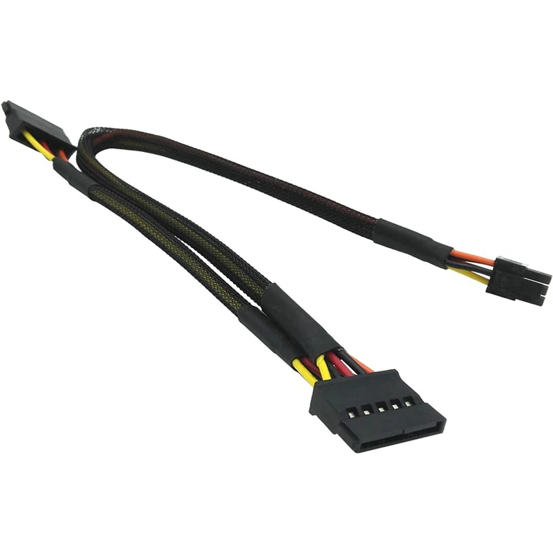 

5X Mini 6Pin до 15Pin X2 SATA кабель питания шнур для DELL Vostro 3650 3653 3655 настольного компьютера HDD SSD расширения кабель