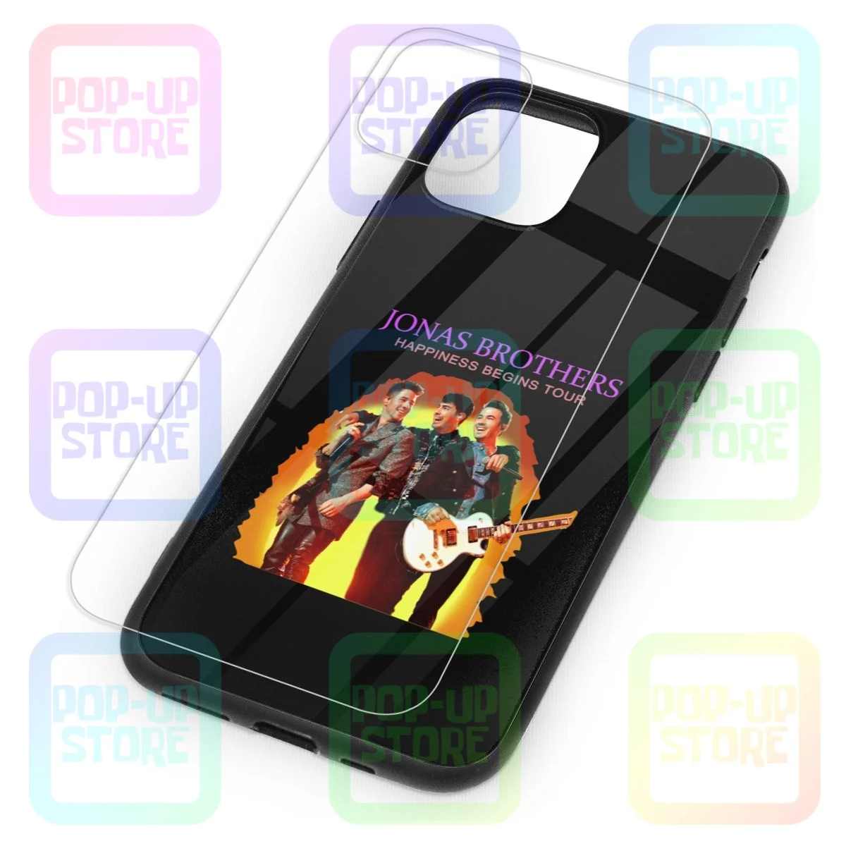 Jonas Brothers Tour 2019 чехол из закаленного стекла с принтом счастья для iPhone 11 Pro Max |