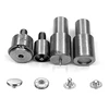 Europe Button machine special mold (12mm+M6) Pressure Snap Molds 8/10/12.5/15 mm Rivet Dies Metal Eyelets installation tools 1
