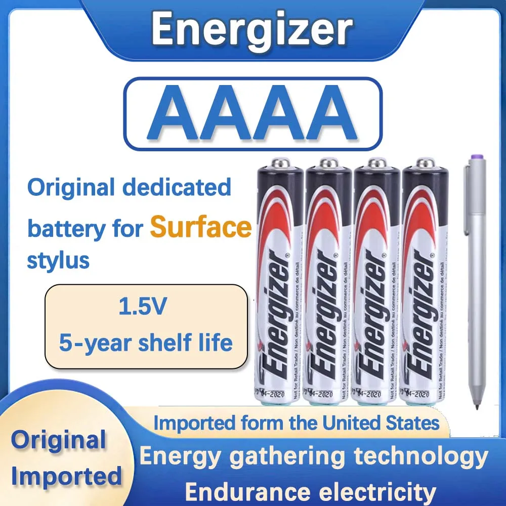 Alkaline Battery 4PCS Energizer 1.5V LR61-E96 AAAA Primary Battery For Bluetooth Headset Laser Pen