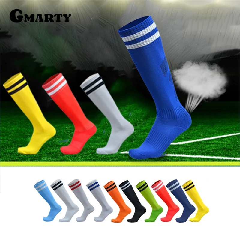 

1 Pair Football Sports Socks Long Knee Cotton Spandex Kids Legging Stockings Soccer Baseball Ankle Adults Children Socks