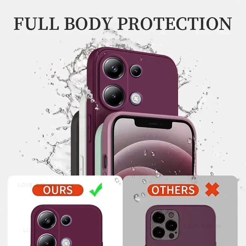 Silicone Solid Color Fall and Collision Protection Phone Case