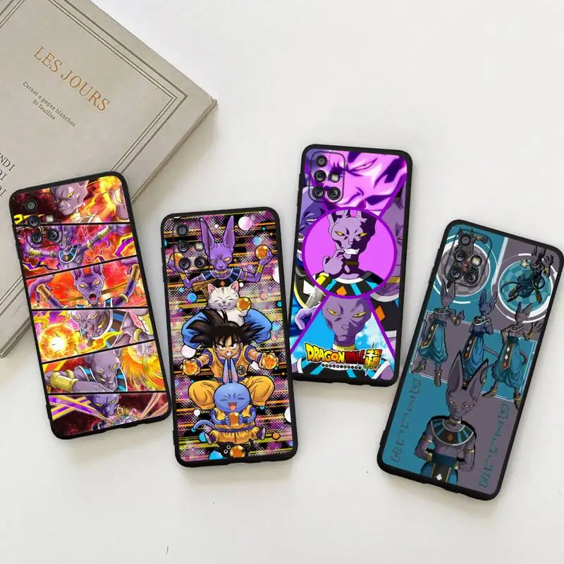 

Beerus Whis Bad Dragon Ball Z Phone Case For Samsung Galaxy A73 A53 A13 A03S A52 A72 A12 A81 A30 A32 A50 A80 A71 A51 A31 5G