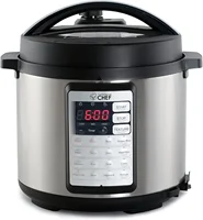 Chef Electric Pressure Cooker 6.3 Quarts, 24-Hour Preset Timer, Stainless Steel Interior with Safety Features 1