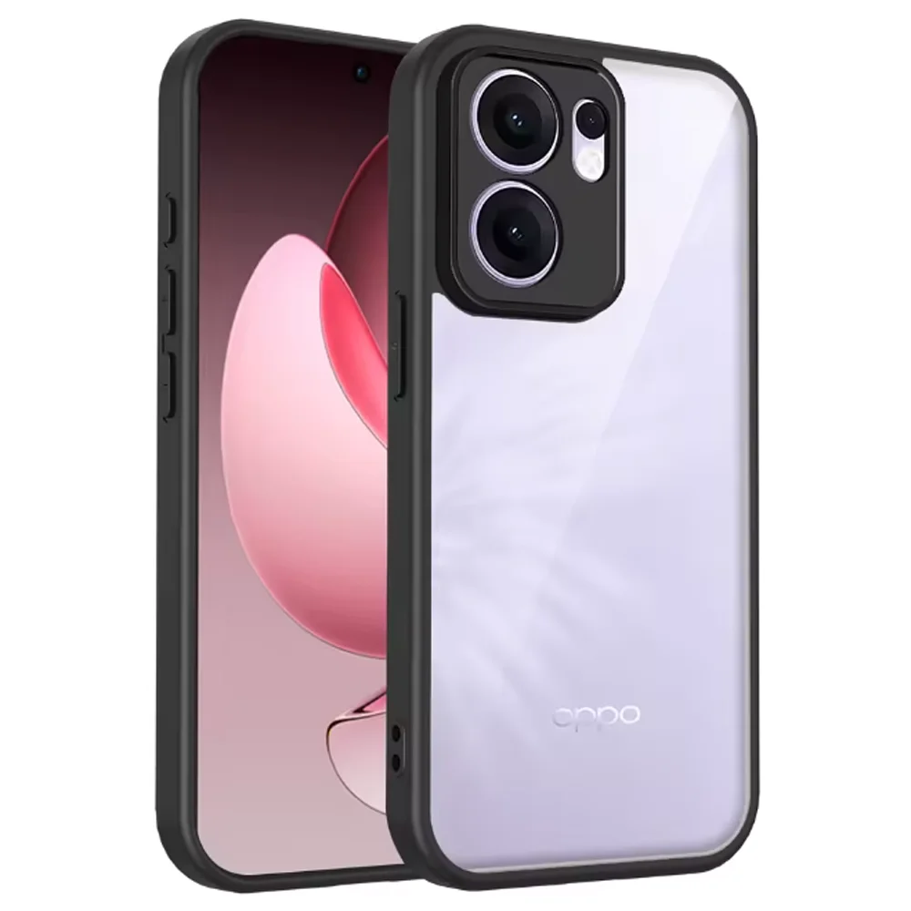 Shockproof Clear Phone Case - Transparent Silicone with TPU Bumper