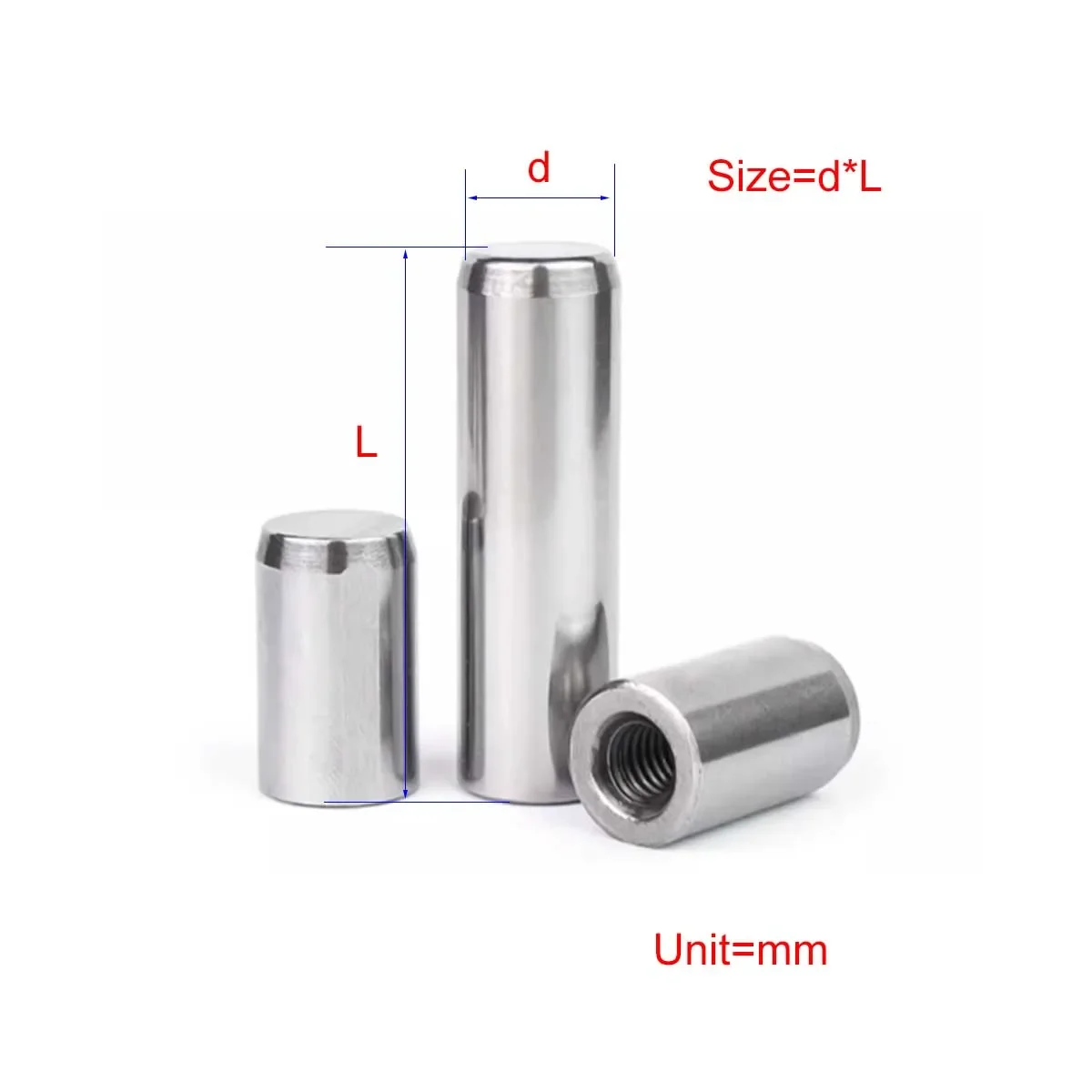 MSTP Standard Exhaust Groove Pin/Internal Threaded Cylindrical Pin M4M5M6M8M10