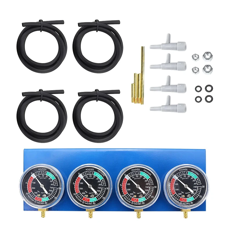 for 2/4 Cylinder Motorcycle Carburetor Carb Synchronizer Kit Ignition Tester Balancer Test Gauges Set Motorbike Diagnostic Tools 6