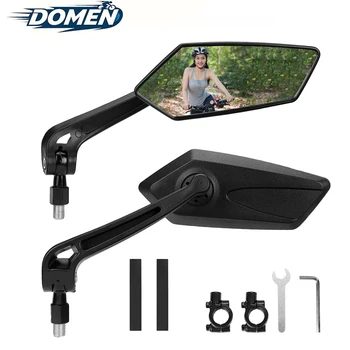 DOMEN Specchietto retrovisore grandangolare per bicicletta Ciclismo 360 °   Specchietti retrovisori per manubrio per bici da strada con rotazione regolabile Accessori per bici
