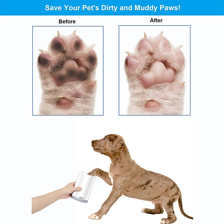 Classical Dog Paw SPA Feet Washer Muddy Cup Cats Silicone Pet Feet Cleaner Grooming equipment Cup Paw Cleaner for Dogs