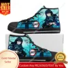 Muichiro Tokito High Top Sneakers Mens Women Teenager High Quality Trend Canvas Sneaker Cartoon Custom Built Casual Couple Shoes 1