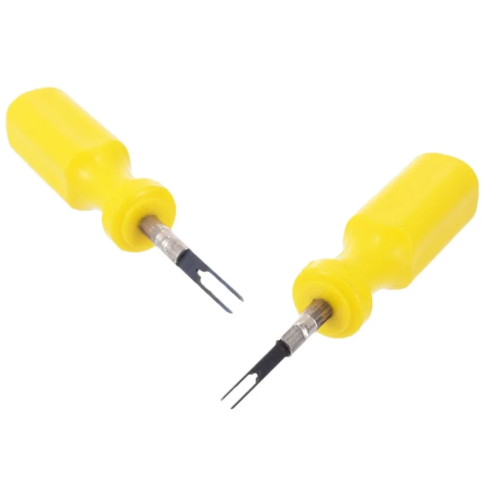 Car Plug Terminal Removal Tool Key Pin Extractor Puller 2mm 3mm Electrical Wire Connector 2pcs/Set Automotive Repair car terminal tools